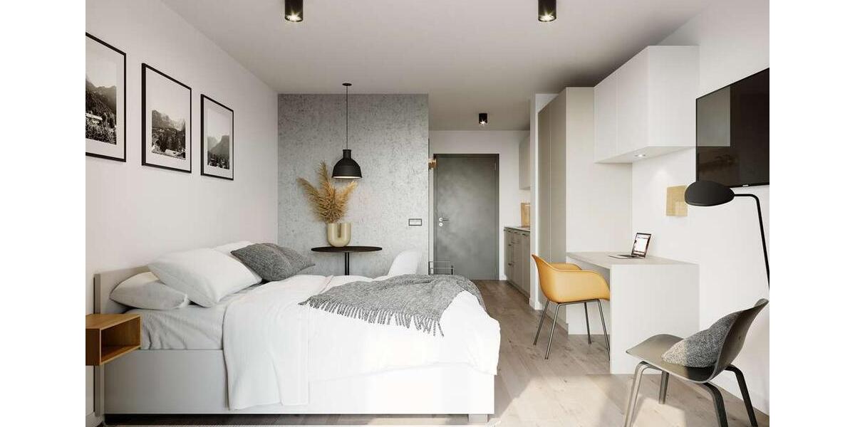 Etagenwohnung Regensburg Ganghofersiedlung - 1 Zimmer, 25 m&sup2;, 610&euro; | Angebot:27612598