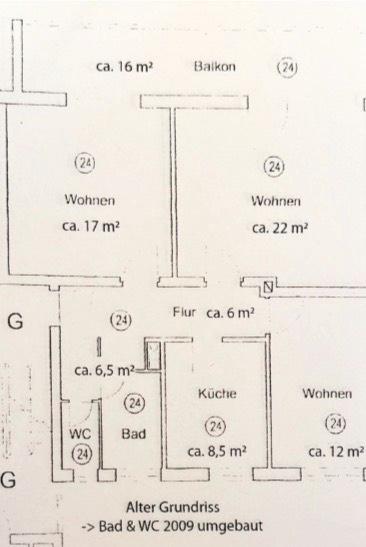 Etagenwohnung Regensburg Galgenberg - 3 Zimmer, 81 m&sup2;, 289.000&euro; | Angebot:25642050