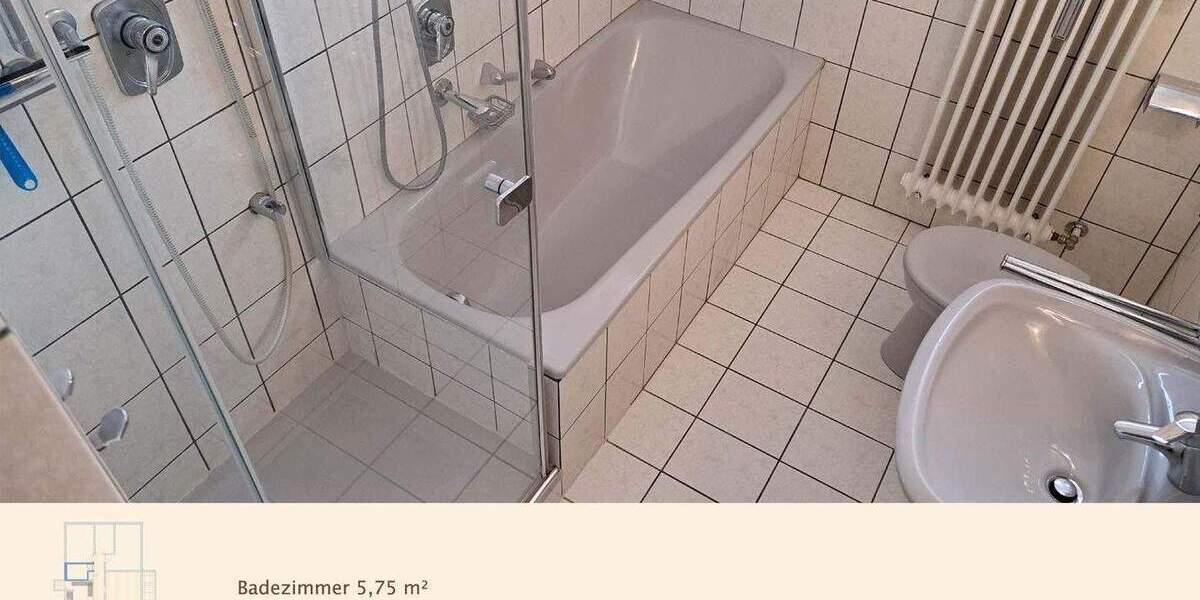 Etagenwohnung Regensburg Westenviertel - 4 Zimmer, 100 m&sup2;, 385.000&euro; | Angebot:25724268