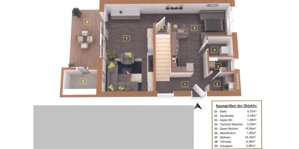 Wunderschönes Reiheneckhaus 4 zimmer