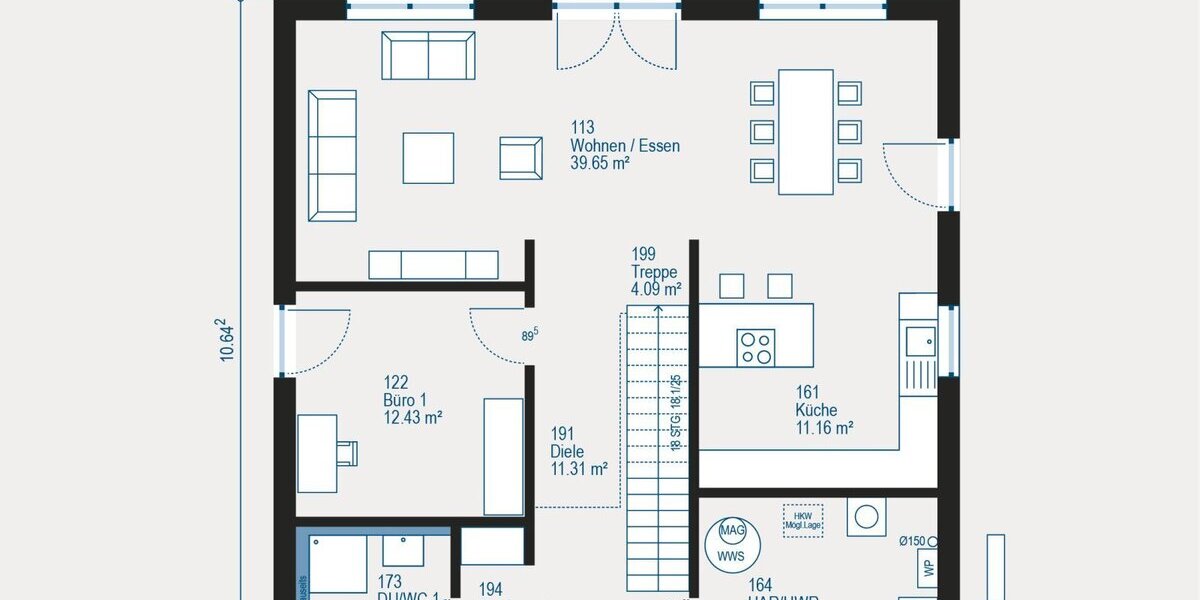 Attraktives Einfamilienhaus mit flexibler Grundrissgestaltung und großzügigem Platzangebot - Einfamilienhaus Regenstauf | Angebot:27704152
