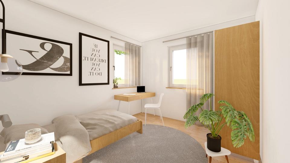 Erdgeschoßwohnung Geiselhöring - 3 Zimmer, 79 m&sup2;, 369.500&euro; | Angebot:26496801