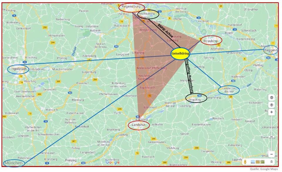 3 Zimmer-Wohnung in Geiselhöring, Küche & Balkon, zentr & ruhig 4 zimmer