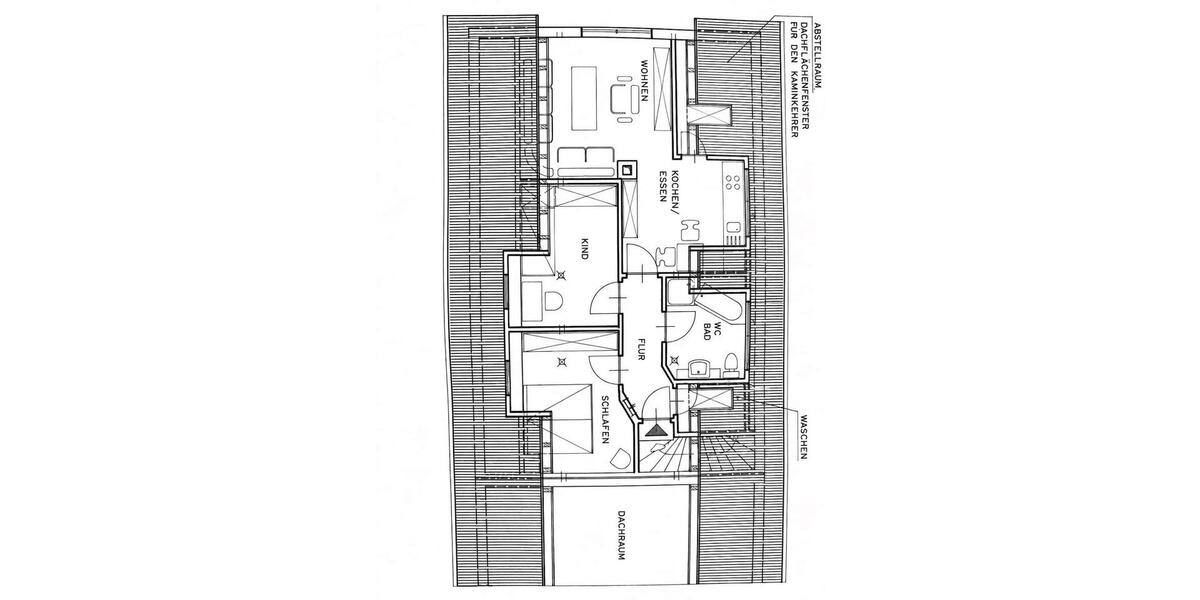 Dachgeschoßwohnung Ihrlerstein - 3 Zimmer, 83 m&sup2;, 700&euro; | Angebot:26681353