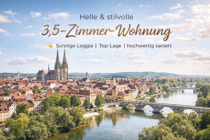 Traumhaft elegante 3,5-Zimmer-Wohnung - Licht, Ruhe & Qualität 3.5 zimmer