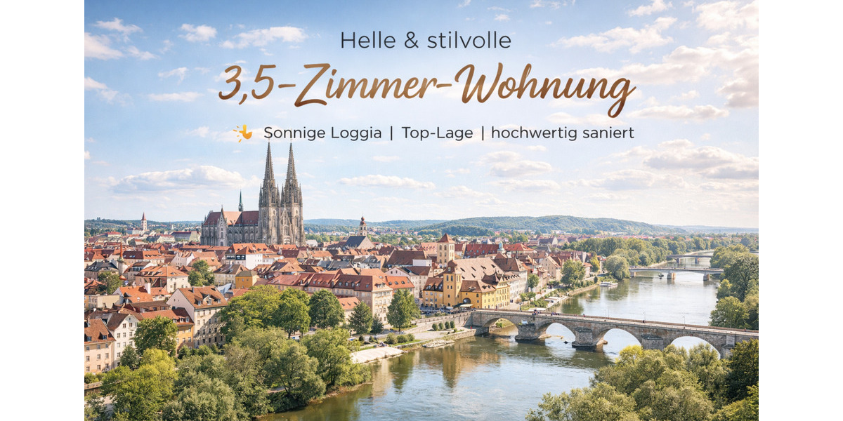 Traumhaft elegante 3,5-Zimmer-Wohnung - Licht, Ruhe & Qualität 3.5 zimmer