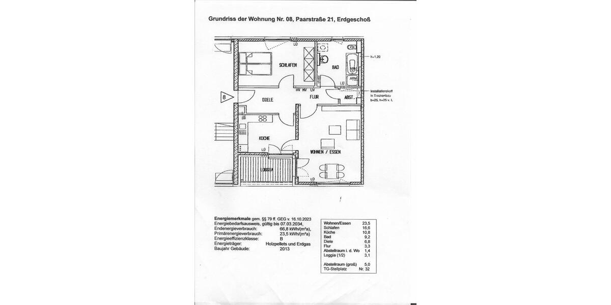 Erdgeschoßwohnung Regensburg Konradsiedlung - 2 Zimmer, 75 m&sup2;, 900&euro; | Angebot:26413860