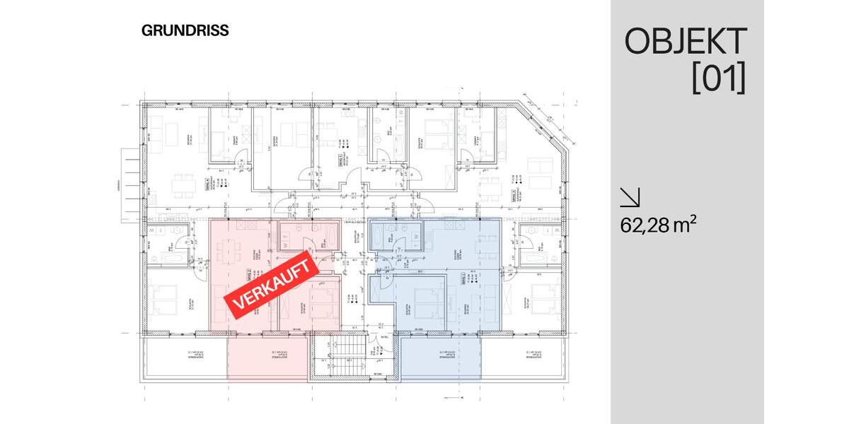 Etagenwohnung Kelheim - 2 Zimmer, 62 m&sup2;, 250.000&euro; | Angebot:26539526