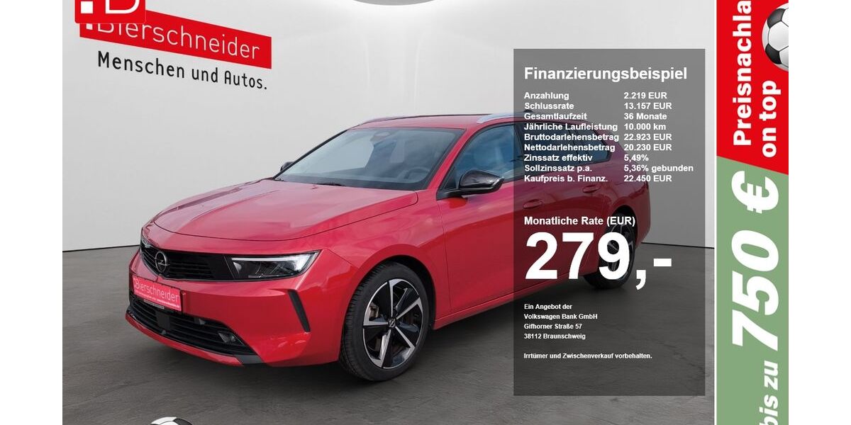 Opel Astra 41.689 km 22.250 &euro; Regensburg 93055