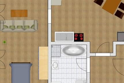 Charmante 1-Zimmer-Dachgeschosswohnung in Saal 42 m² Rendite 5,6% 1 zimmer