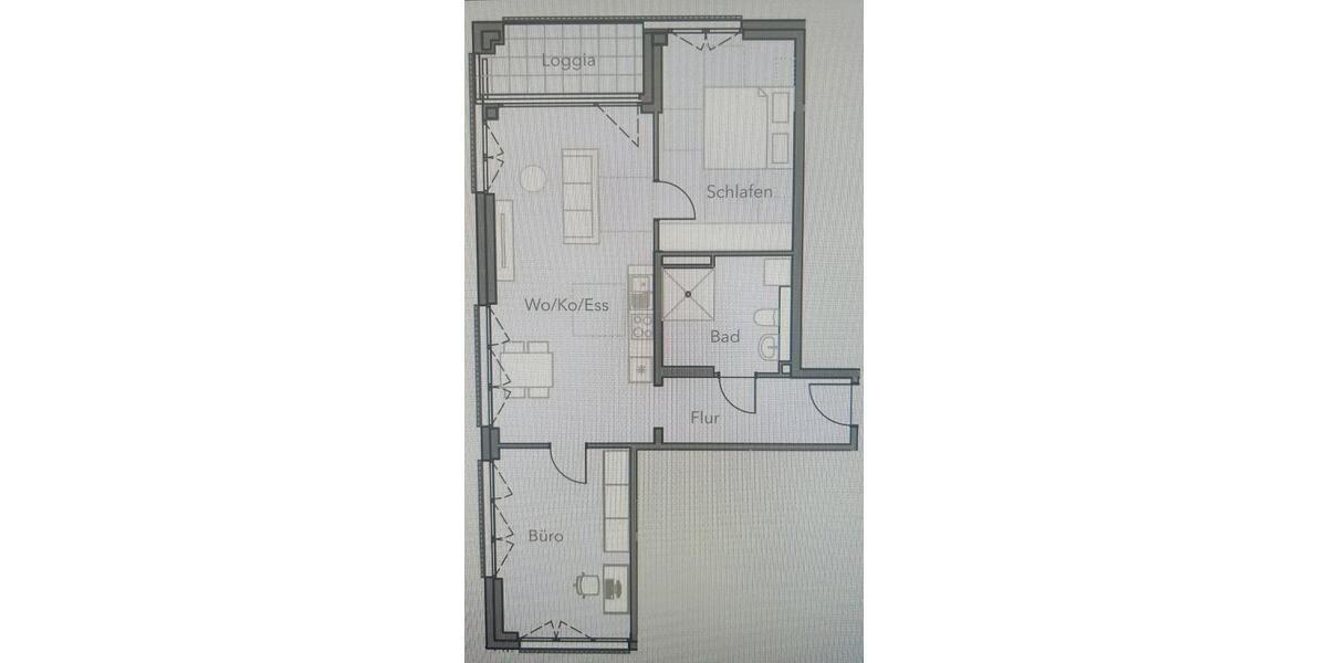 Etagenwohnung Regensburg Das Dörnberg - 3 Zimmer, 74 m&sup2;, 1.470&euro; | Angebot:26422220