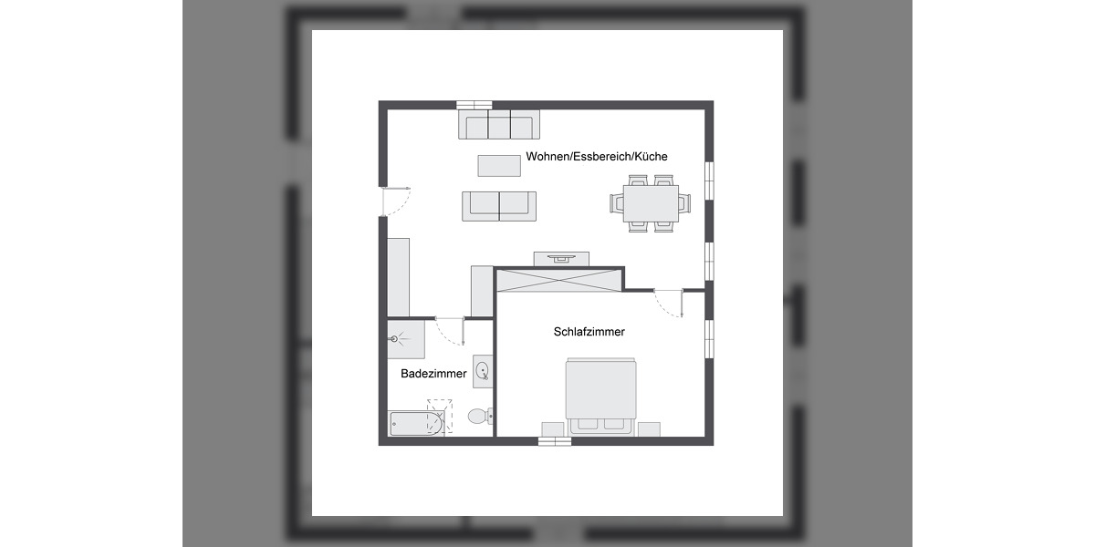 Dachgeschoßwohnung Burglengenfeld - 2 Zimmer, 60 m&sup2;, 900&euro; | Angebot:26671613
