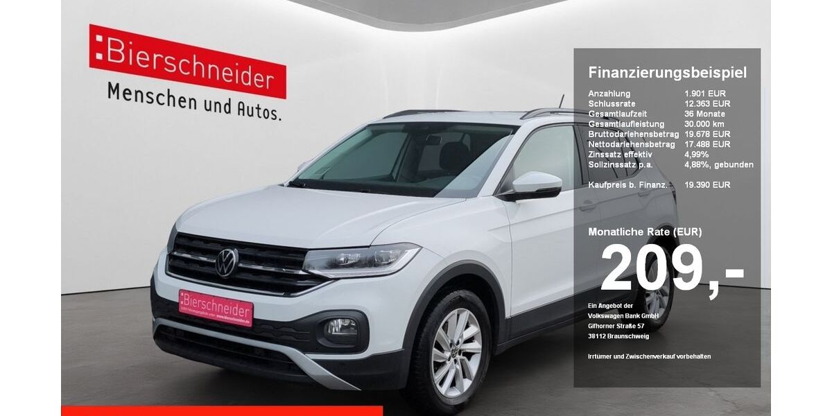 VW T-Cross 78.555 km 19.390 &euro; Regensburg 93055