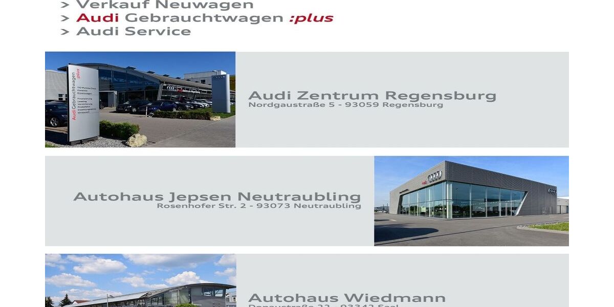 Audi A3 12.900 km 36.970 &euro; Regensburg 93059