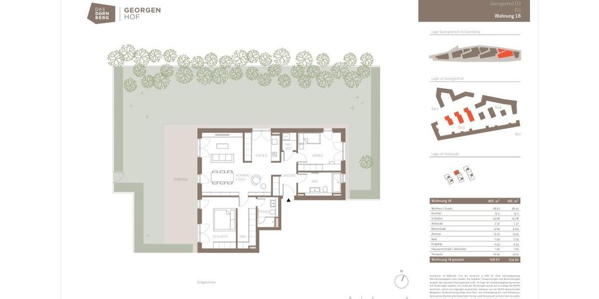 Erdgeschoßwohnung Regensburg Das Dörnberg - 3 Zimmer, 108 m&sup2;, 756.000&euro; | Angebot:26691447