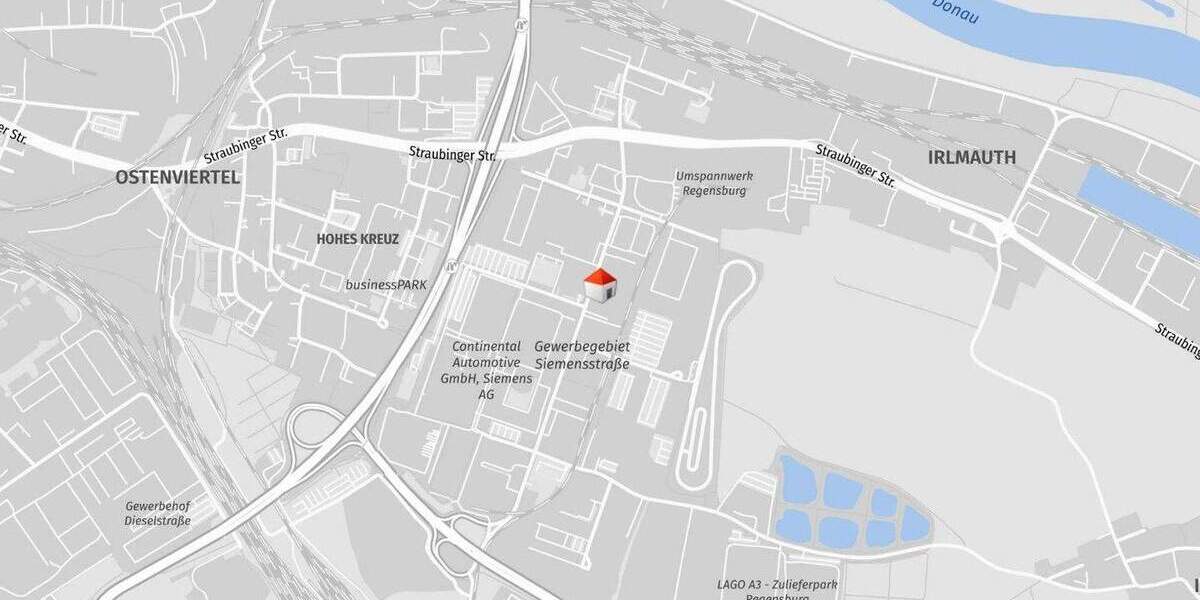 Gewerbeobjekt Regensburg Ostenviertel - 1.536&euro; | Angebot:25524569