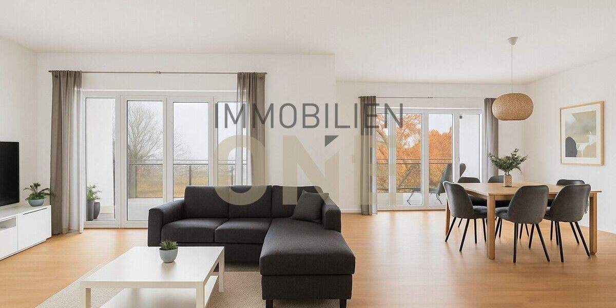 Ebenerdiges Wohnen der Extraklasse! EG-Wohnung mit Garten, Süd-West Loggia & traumhaftem Weitblick 5 zimmer