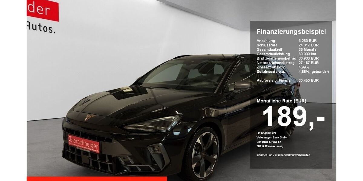 Cupra Leon 22.250 km 30.450 &euro; Regensburg 93055