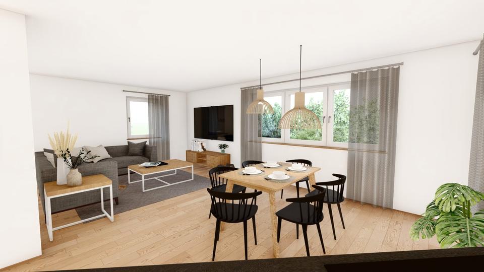 Erdgeschoßwohnung Geiselhöring - 3 Zimmer, 79 m&sup2;, 369.500&euro; | Angebot:26496801