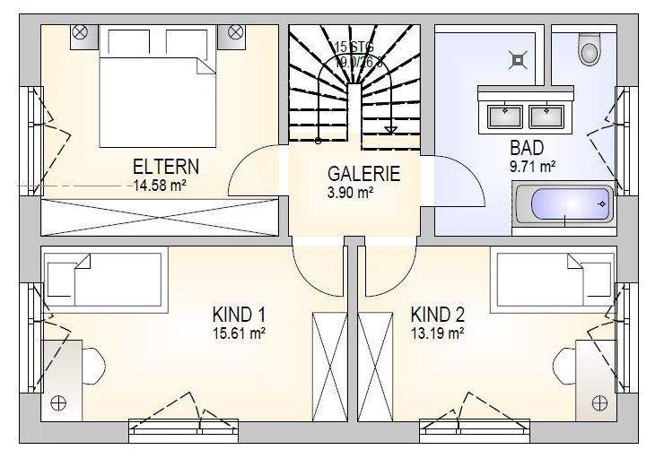 Doppelhaushälfte Regensburg Kumpfmühl-Ziegetsdorf-Neuprüll - 5 Zimmer, 120 m&sup2;, 985.600&euro; | Angebot:25704974