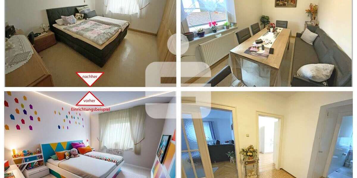 Etagenwohnung Maxhütte-Haidhof Haidhof - 4 Zimmer, 106 m&sup2;, 219.000&euro; | Angebot:25202273