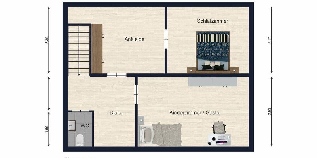Reihenendhaus Geiselhöring - 4 Zimmer, 118 m&sup2;, 289.000&euro; | Angebot:25691025