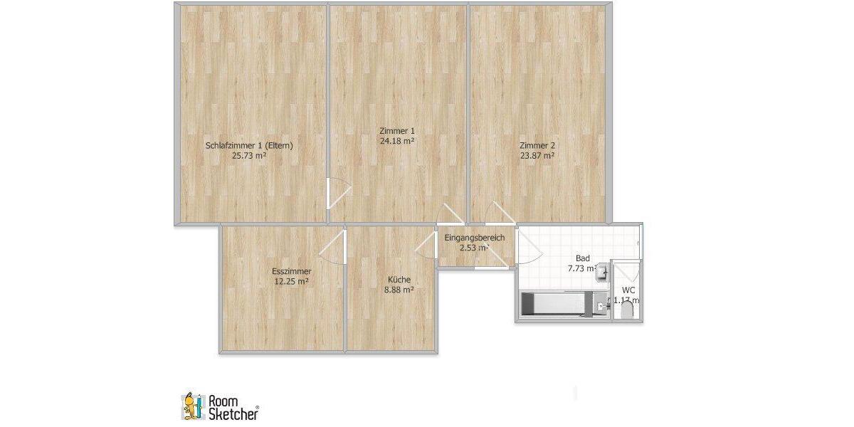Etagenwohnung Kelheim - 4 Zimmer, 100 m&sup2;, 1.200&euro; | Angebot:27609842