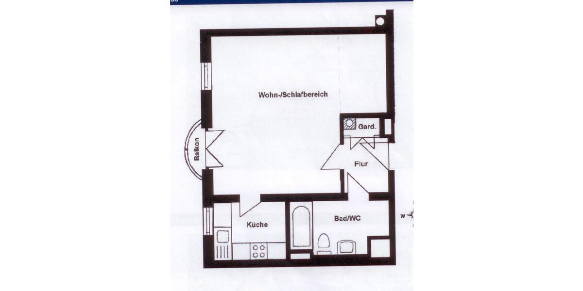 Etagenwohnung Burglengenfeld - 1 Zimmer, 43 m&sup2;, 150.000&euro; | Angebot:26961621
