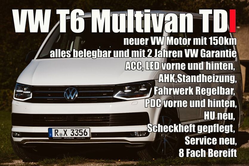 VW T6 Multivan 80.900 km 41.000 € Lappersdorf 93138
