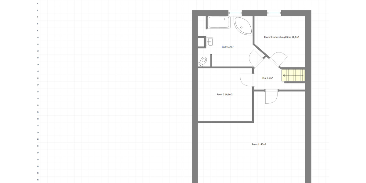 Gewerbeimmobilie mit Wohneinheit, großer Garten zimmer