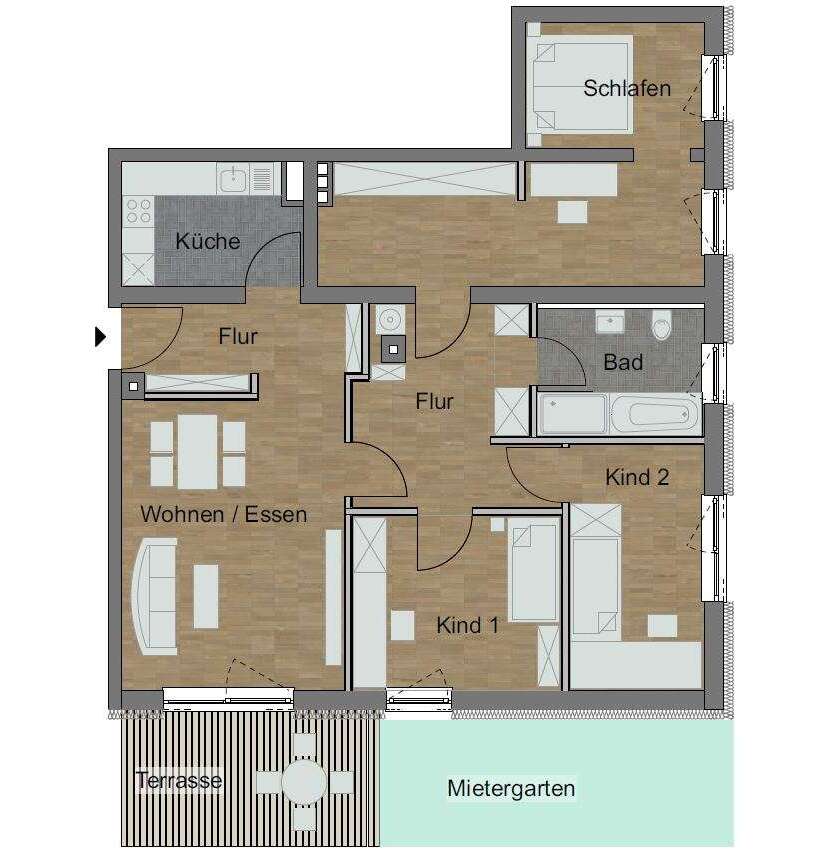 Wohnung zum Mieten in Regensburg 1.515 € 109.8 m²
