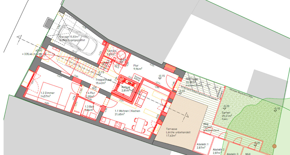 Erdgeschoßwohnung Regensburg Kumpfmühl - 2 Zimmer, 1.150&euro; | Angebot:20938681