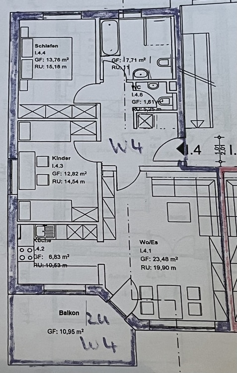 3- Zimmer Eigentumswohnung in Burglengenfeld zimmer