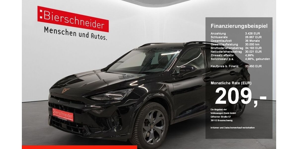 Cupra Formentor 24.830 km 33.450 &euro; Regensburg 93055