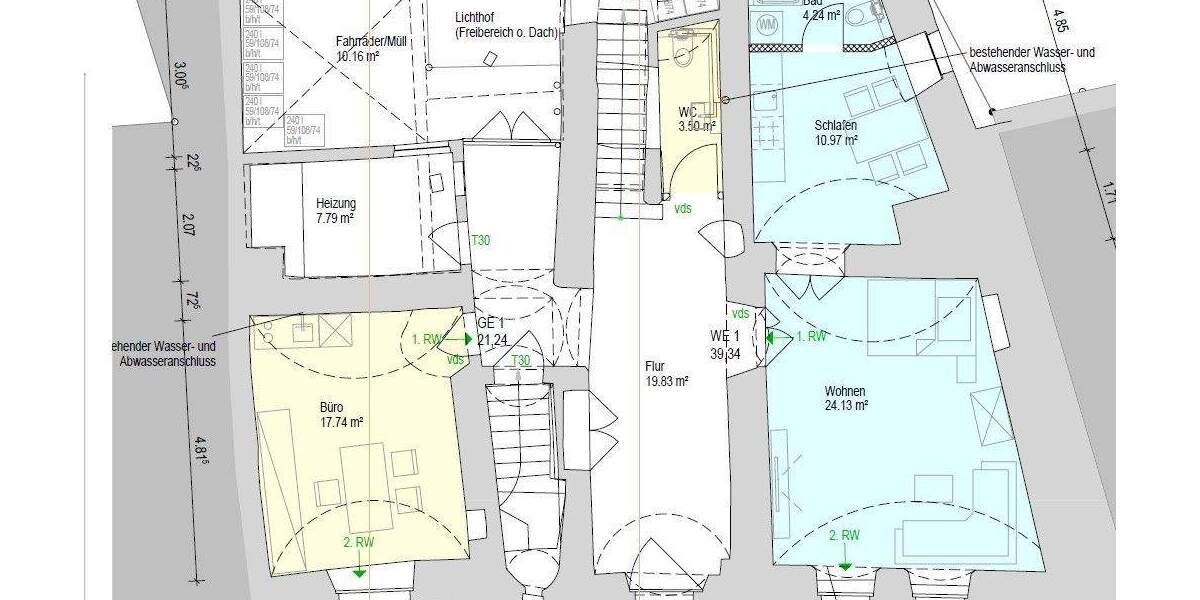 Mehrfamilienhaus, Wohnhaus Regensburg Innenstadt - 1 Zimmer, 305 m&sup2;, 999.000&euro; | Angebot:25385594