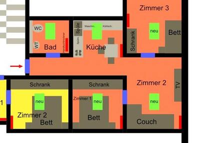 3 Zimmer Wohnung in Lappersdorf zu vermieten 3 zimmer