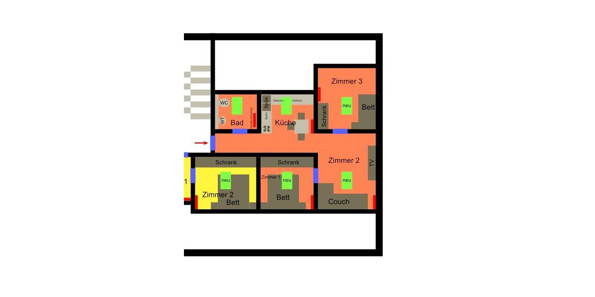 3 Zimmer Wohnung in Lappersdorf zu vermieten 3 zimmer