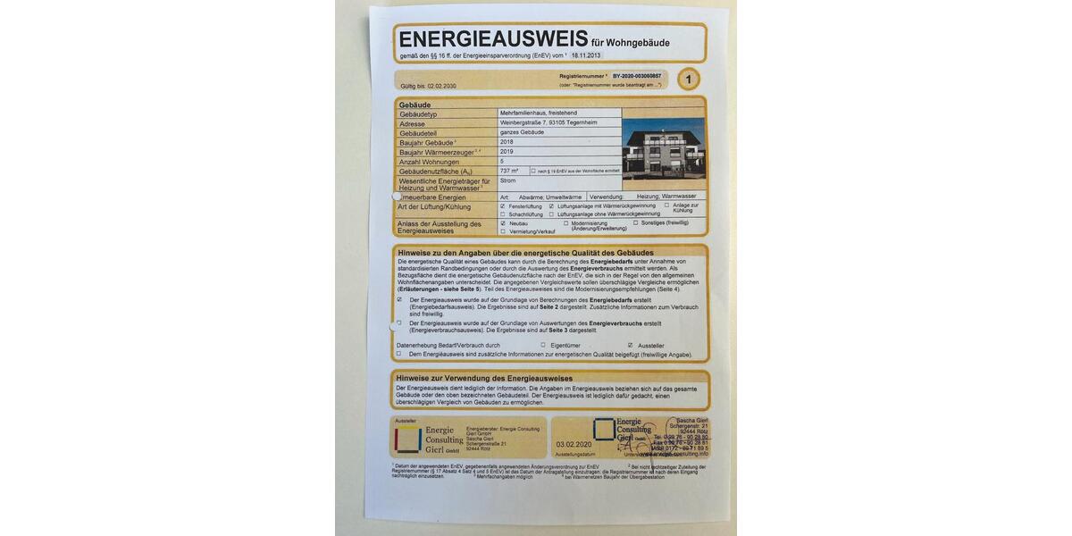 Dachgeschoßwohnung Tegernheim - 4 Zimmer, 116 m&sup2;, 684.000&euro; | Angebot:27021013