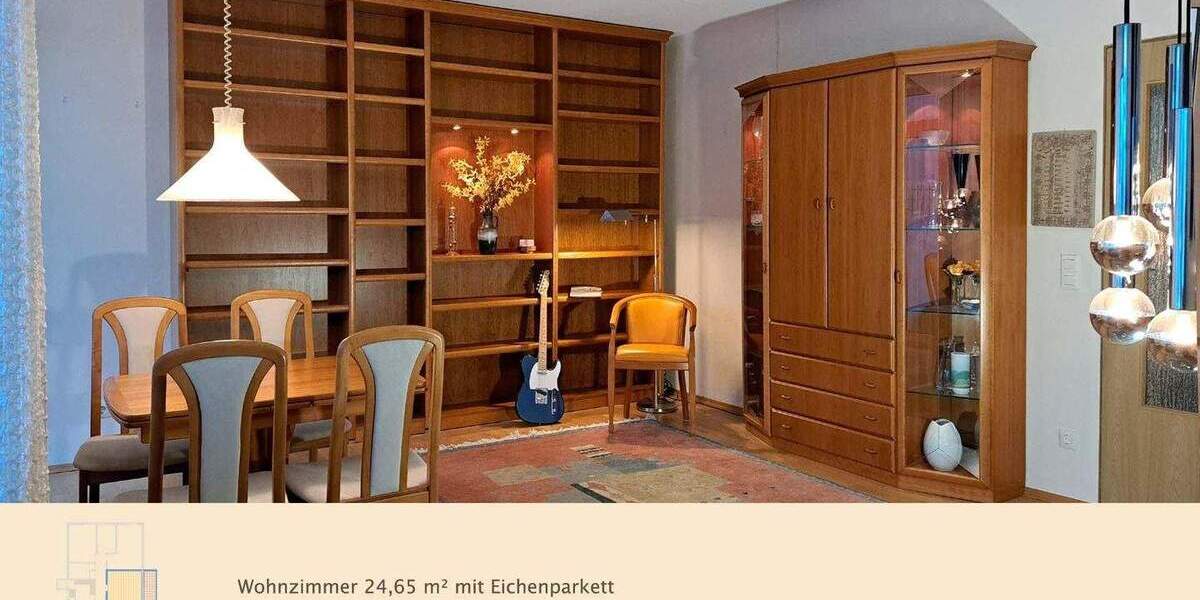 Etagenwohnung Regensburg Westenviertel - 4 Zimmer, 100 m&sup2;, 385.000&euro; | Angebot:25724268