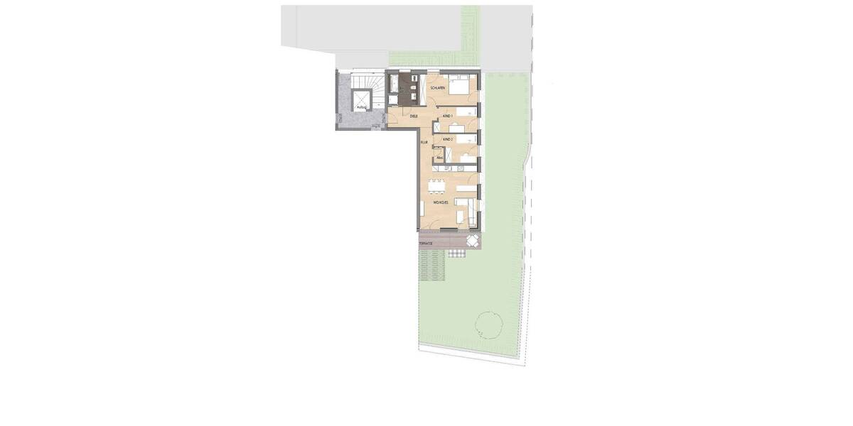 Terrassenwohnung Pentling Großberg - 4 Zimmer, 102 m&sup2;, 628.800&euro; | Angebot:25669205