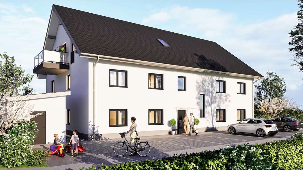 Etagenwohnung Mallersdorf-Pfaffenberg Pfaffenberg - 3 Zimmer, 73 m&sup2;, 299.900&euro; | Angebot:25354251