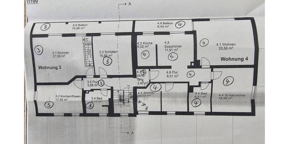 Etagenwohnung Zeitlarn Regendorf - 3 Zimmer, 100 m&sup2;, 359.990&euro; | Angebot:26605016