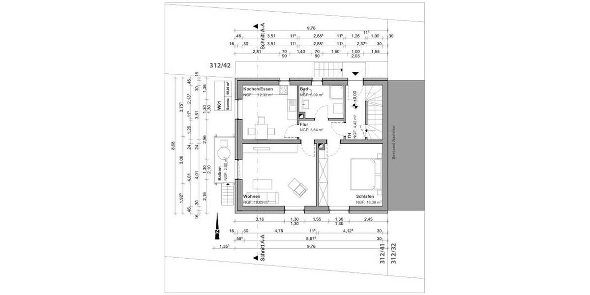 Doppelhaushälfte Fußenberg/Wenzenbach Fußenberg - 6 Zimmer, 124 m&sup2;, 619.000&euro; | Angebot:26116042