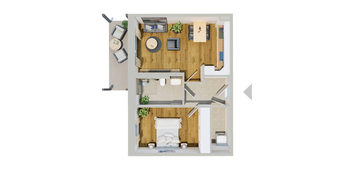 Etagenwohnung Abensberg Gaden - 2 Zimmer, 61 m&sup2;, 795&euro; | Angebot:25800119