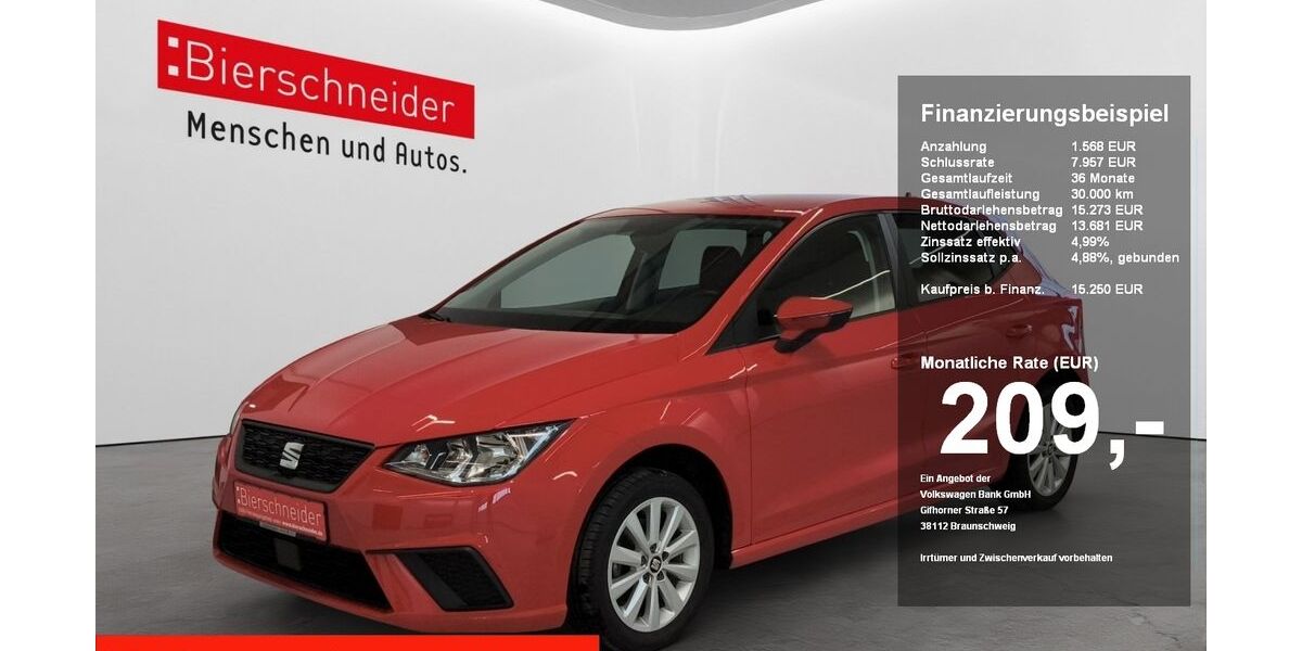 Seat Ibiza 38.995 km 14.980 &euro; Regensburg 93055