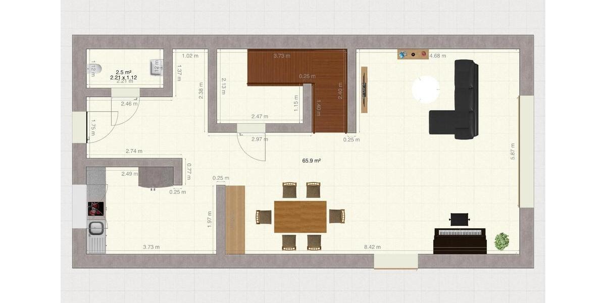 Doppelhaushälfte Aufhausen - 4 Zimmer, 135 m&sup2;, 1.350&euro; | Angebot:26193645