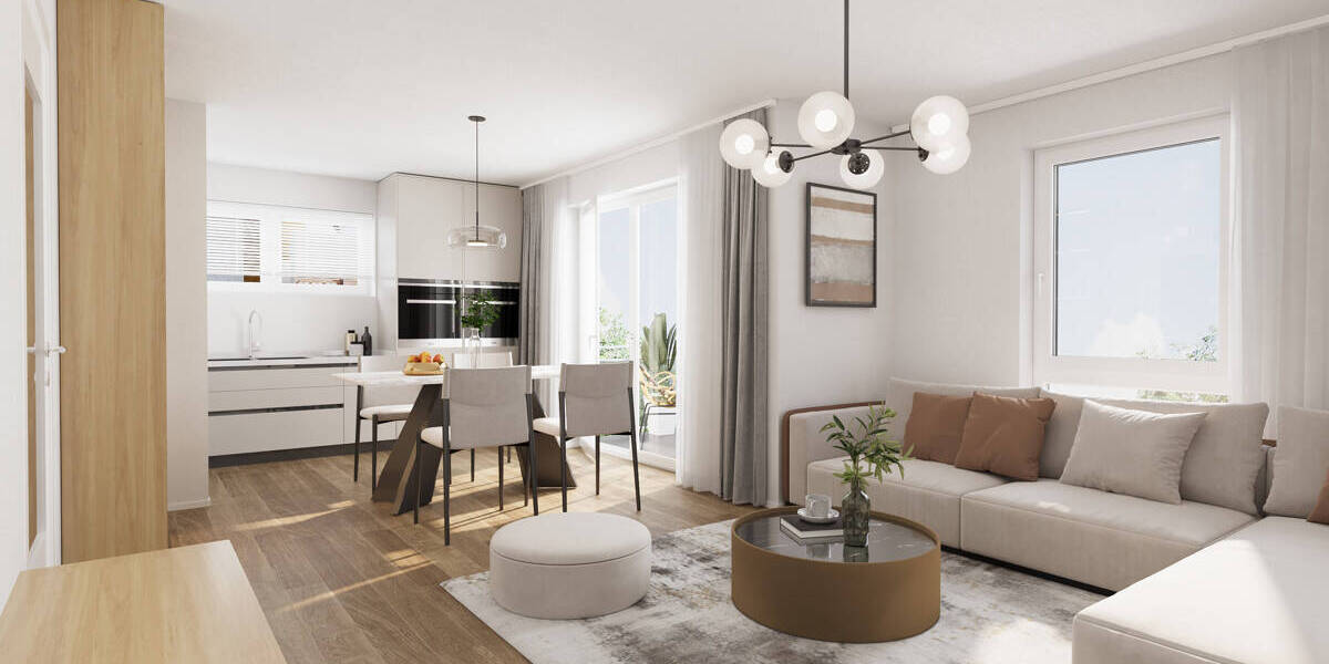 Etagenwohnung Nittenau / Bergham Bergham - 3 Zimmer, 74 m&sup2;, 350.056&euro; | Angebot:25726505