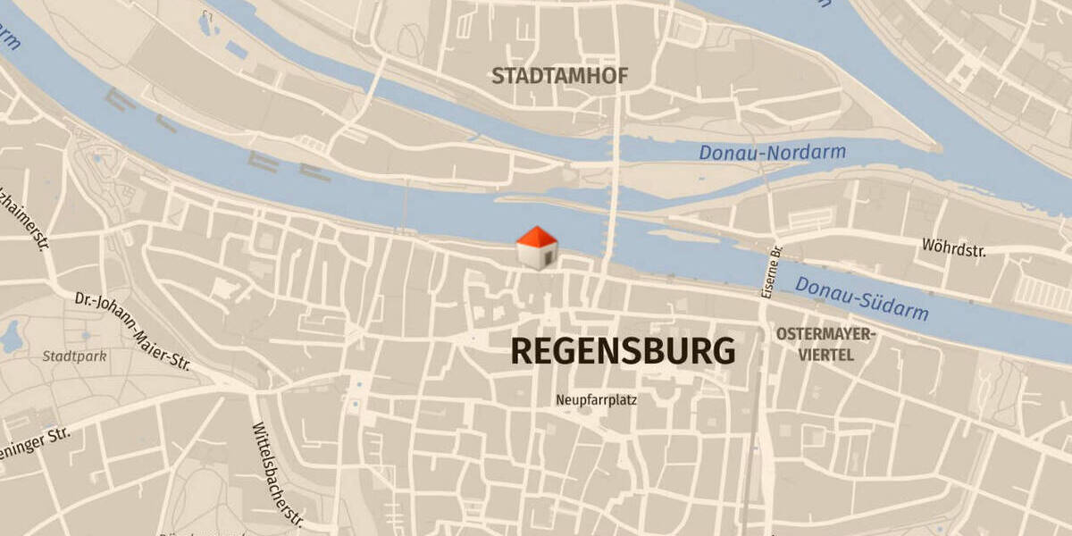Etagenwohnung Regensburg Innenstadt - 1 Zimmer, 248 m&sup2;, 6.200&euro; | Angebot:26902551