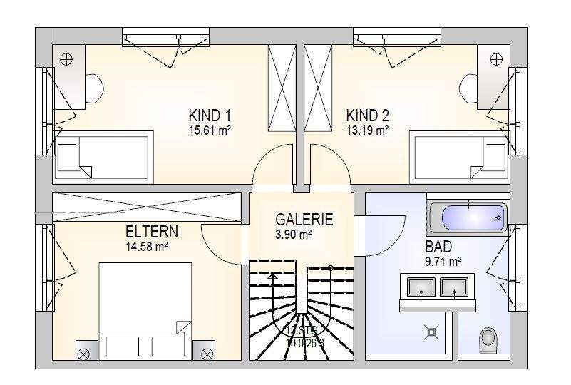 Doppelhaushälfte Regensburg Kumpfmühl-Ziegetsdorf-Neuprüll - 5 Zimmer, 120 m&sup2;, 998.200&euro; | Angebot:24727919