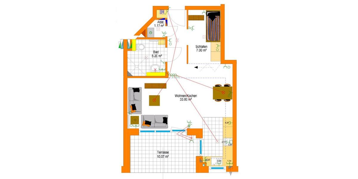 Erdgeschoßwohnung Regensburg Galgenberg - 1.5 Zimmer, 52 m&sup2;, 320.000&euro; | Angebot:27120208